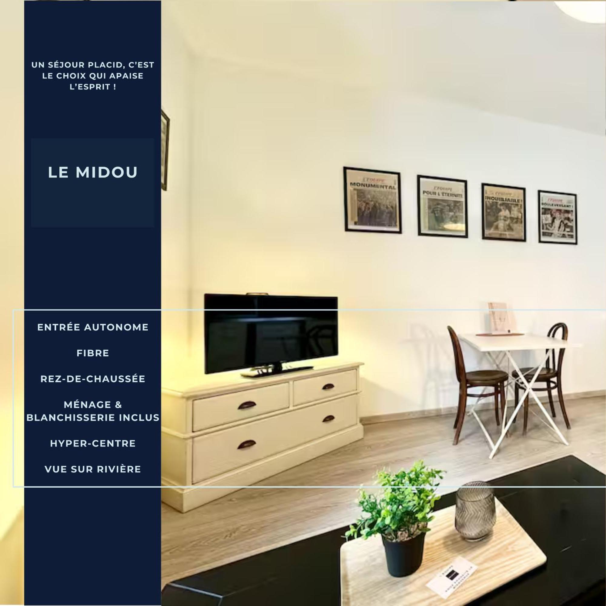 Le Midou - Central - Calme - Vue Sur Riviere - Fibre Mont-de-Marsan Exterior photo